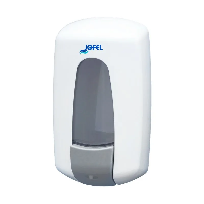 Dosificador de jabón blanco de pared